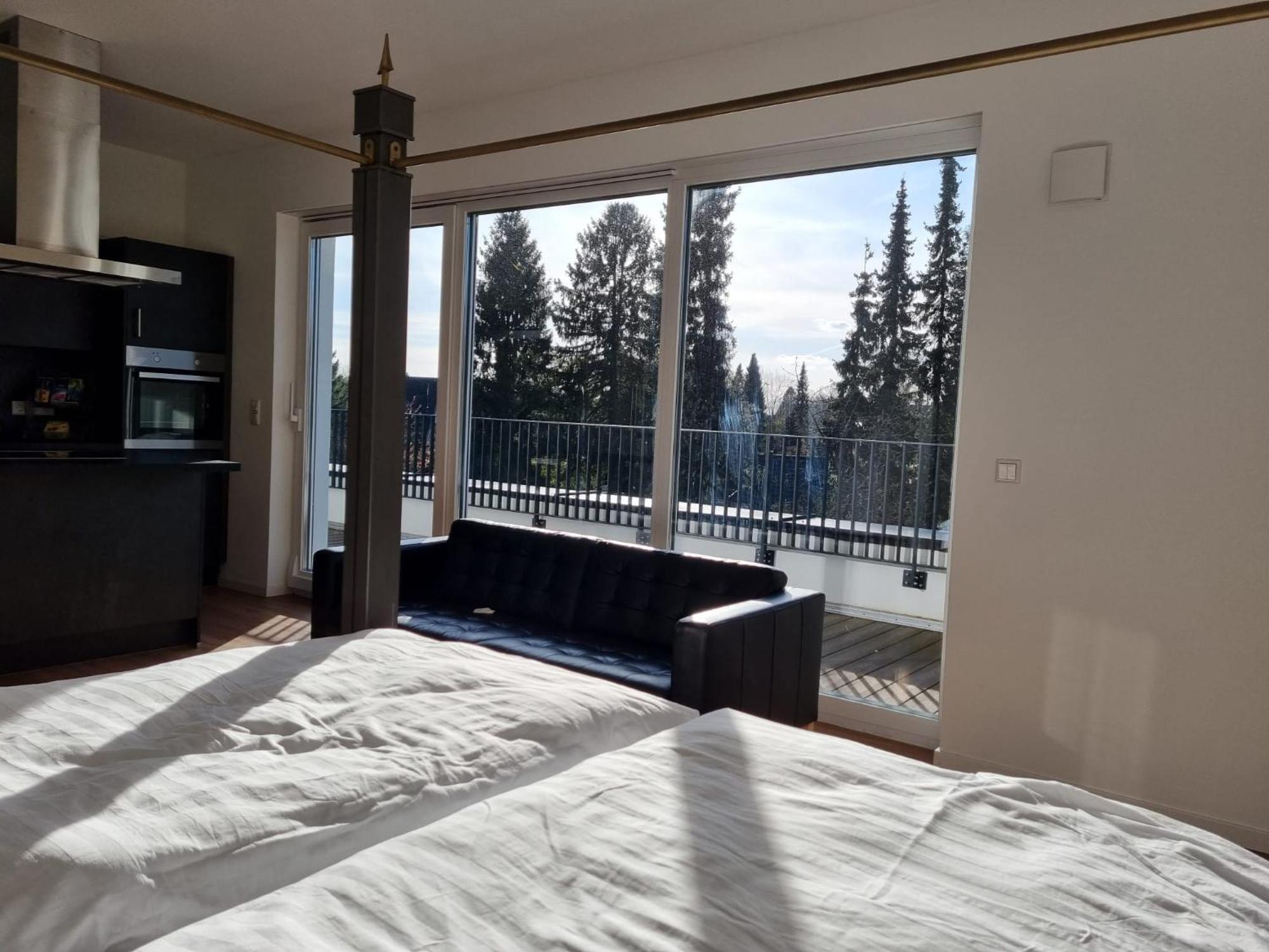 Stylische Penthouse Wohnung Hamburg-Harburg Buitenkant foto