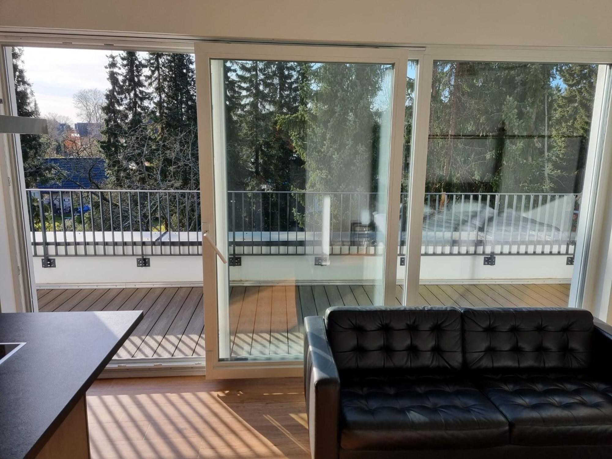 Stylische Penthouse Wohnung Hamburg-Harburg Buitenkant foto